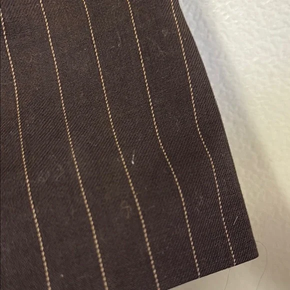 Banana Republic Brown Pinstripe Women's Blazer - Picture 7 of 9